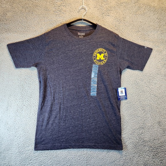Michigan Wolverines Shirt‎ Mens Large NCAA Football Champion College Tee - Picture 1 of 10